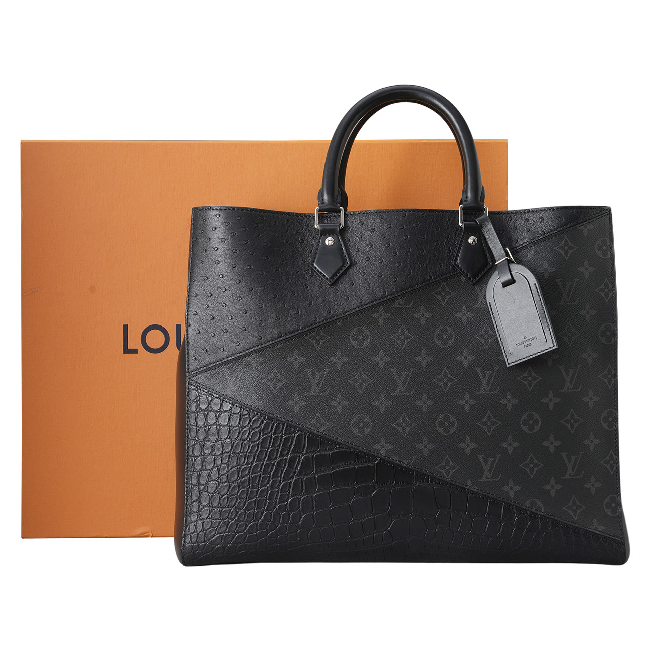 LOUIS VUITTON(USED)루이비통 N96388 오스트리치 와니 캔버스 그랑삭